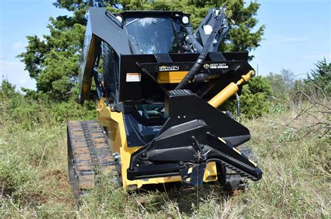 brown tree cutter skid steer|skid steer mounted tree shear.